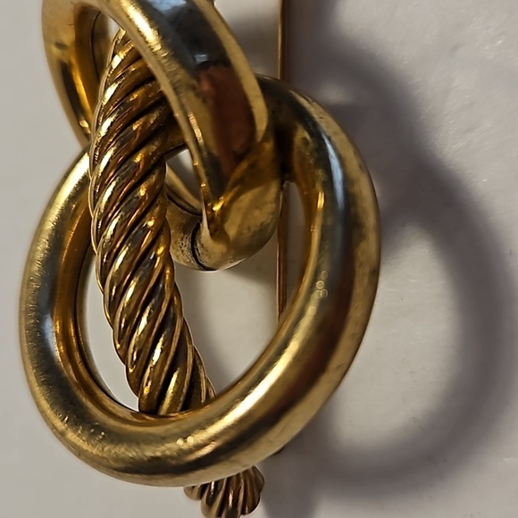W. GERMANY Vintage Knotted Goldtone Brooch - Picture 5 of 6